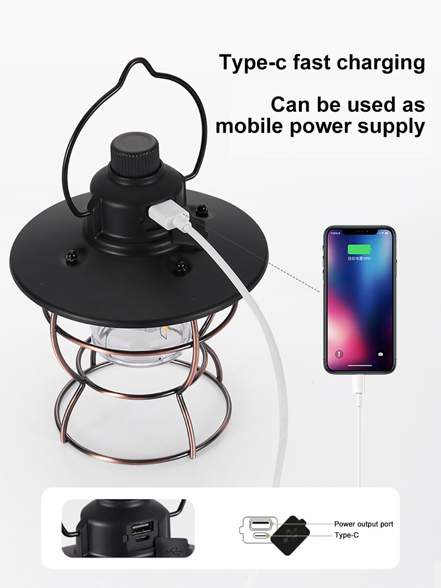 rechargeable camping light for hiking