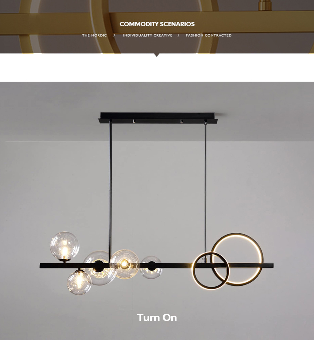 minimalist creative pendant light