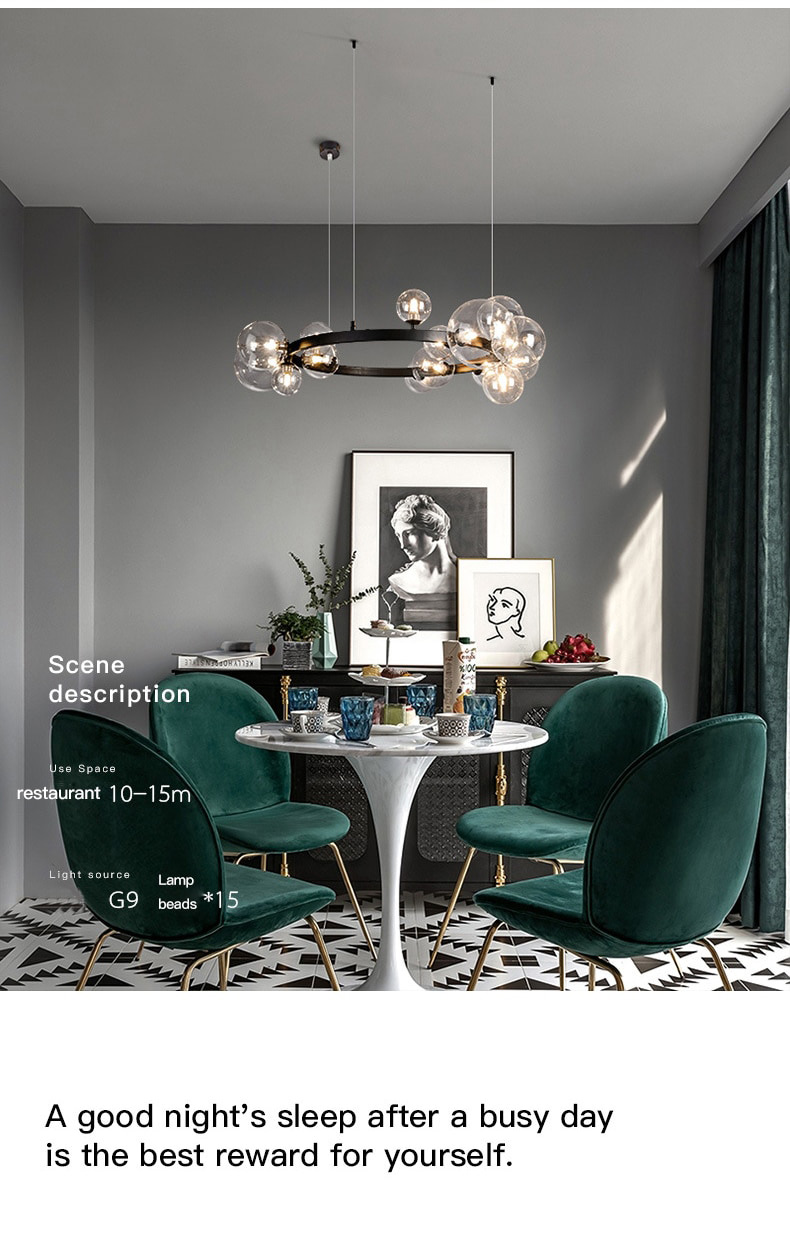 industrial style ring chandelier