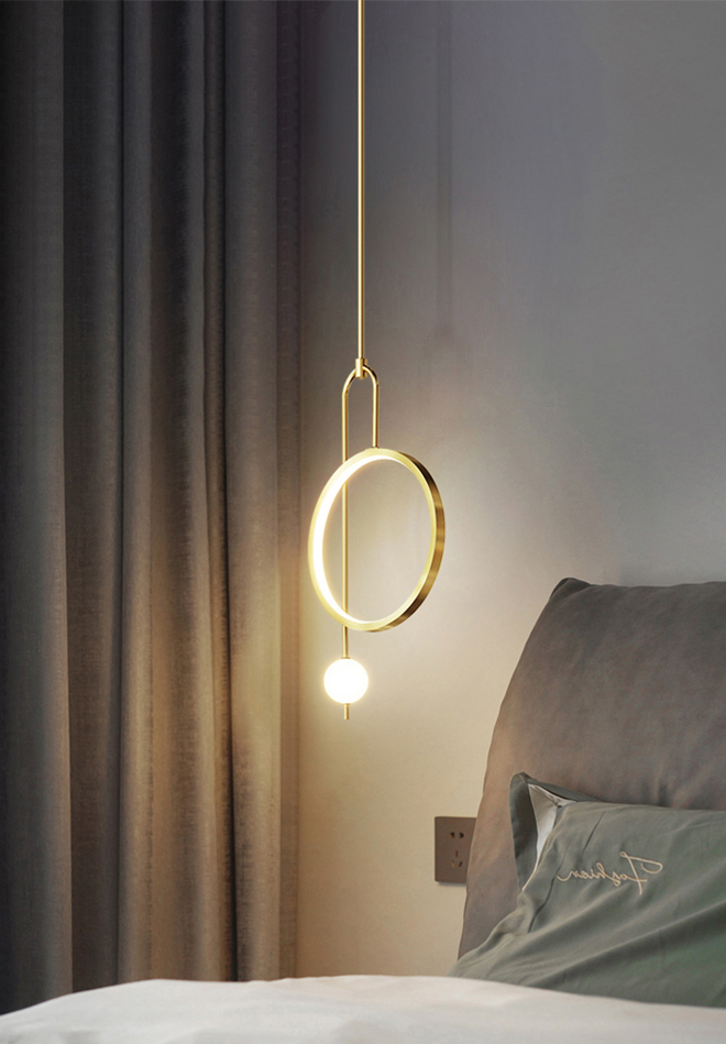 striking ring chandelier with a modern twist