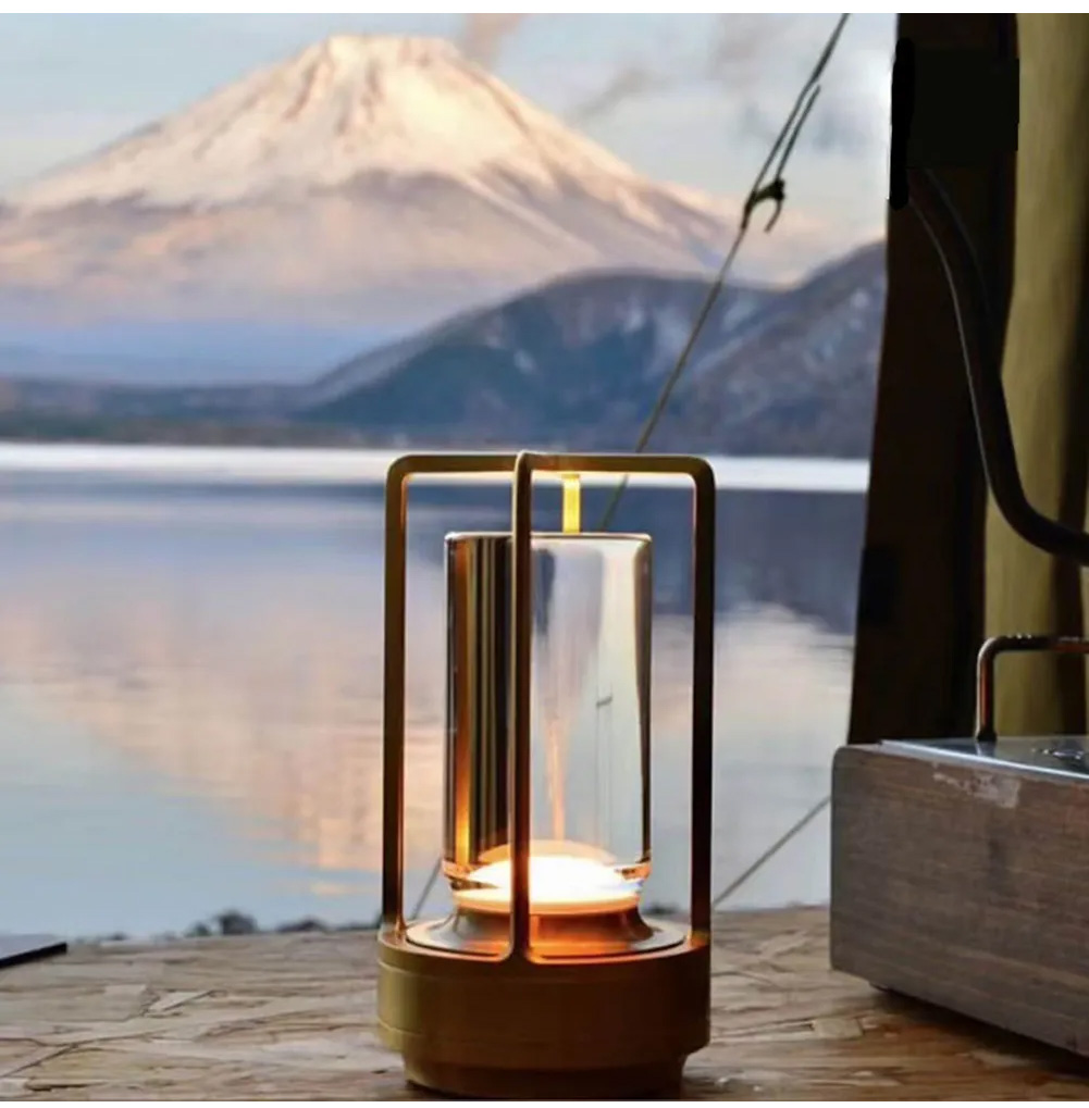 Nordic-inspired metal lantern lamp for a touch of Scandinavian charm