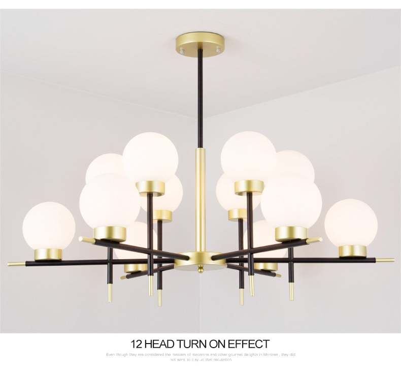 modern bubble chandelier
