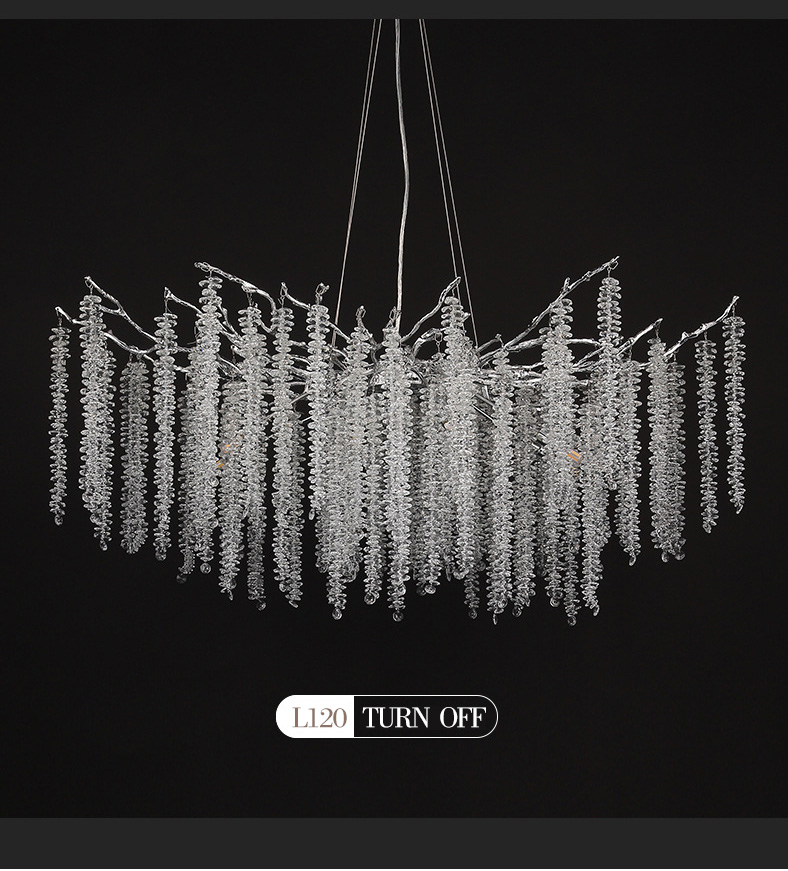 antique silver crystal chandelier living room