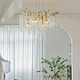 crystal chandelier modern pendant light for living room