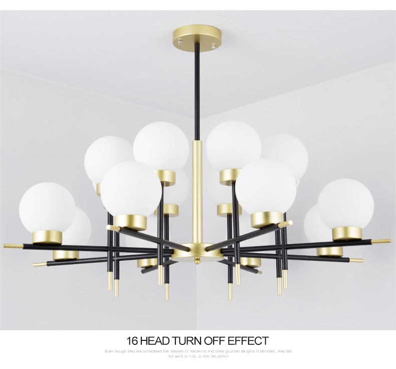 ball pendant light with brass finish