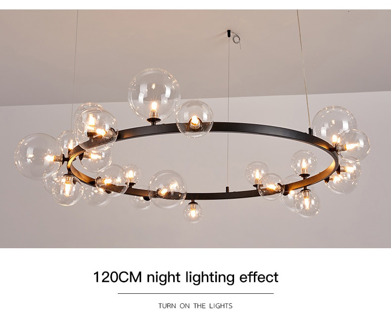 large ball pendant light for high ceilings