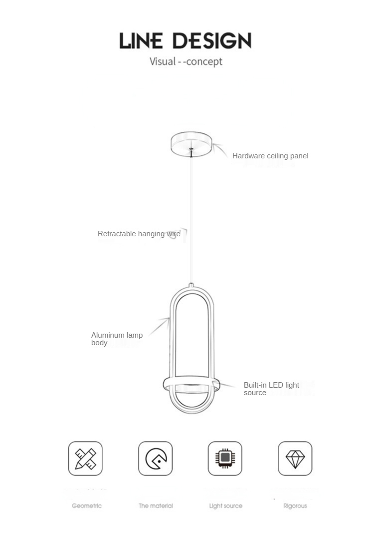 modern hanging pendant light design