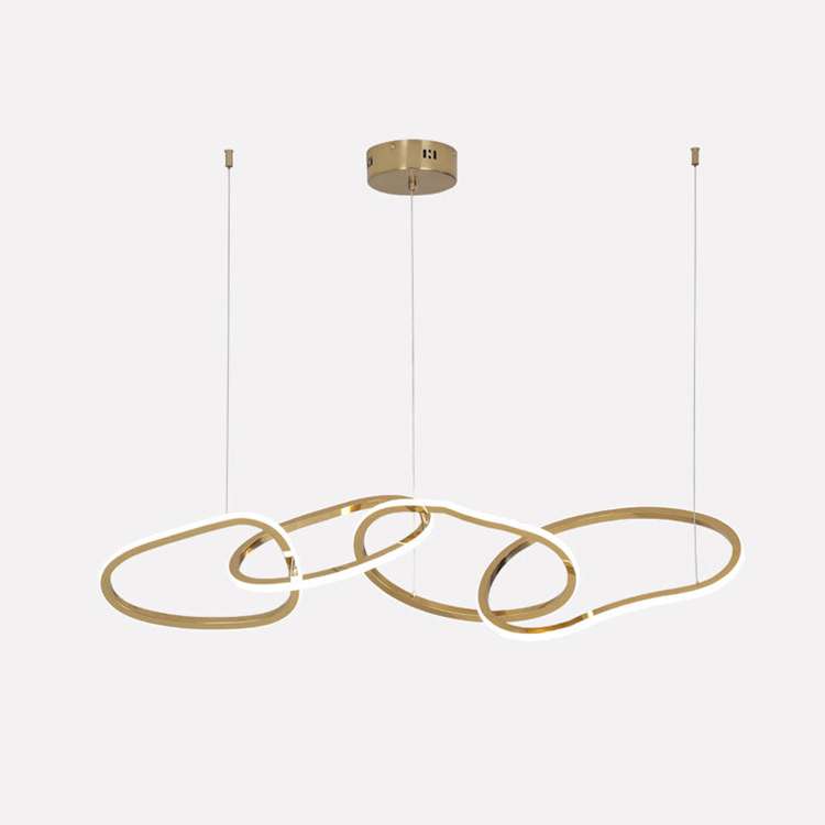 unique oval pendant light