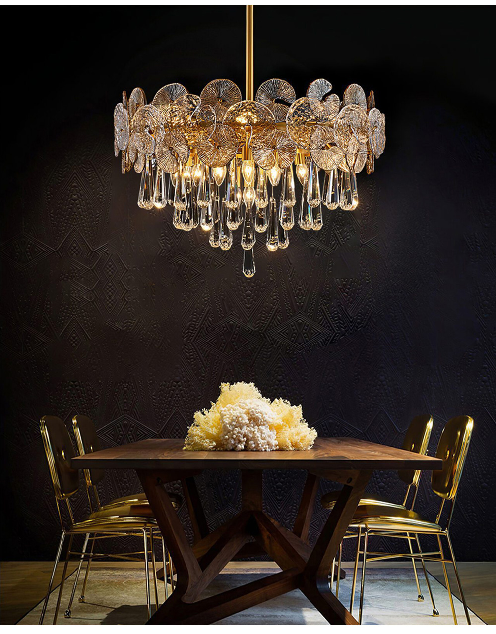modern crystal chandelier
