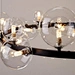 round ball pendant light for foyer