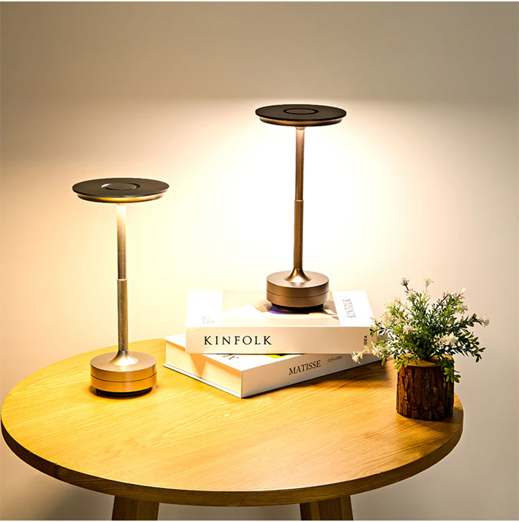 touch control modern wireless lamp