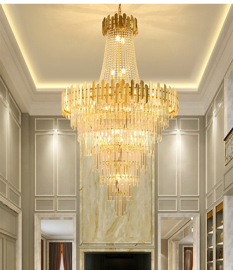 luxury chandelier with led lights