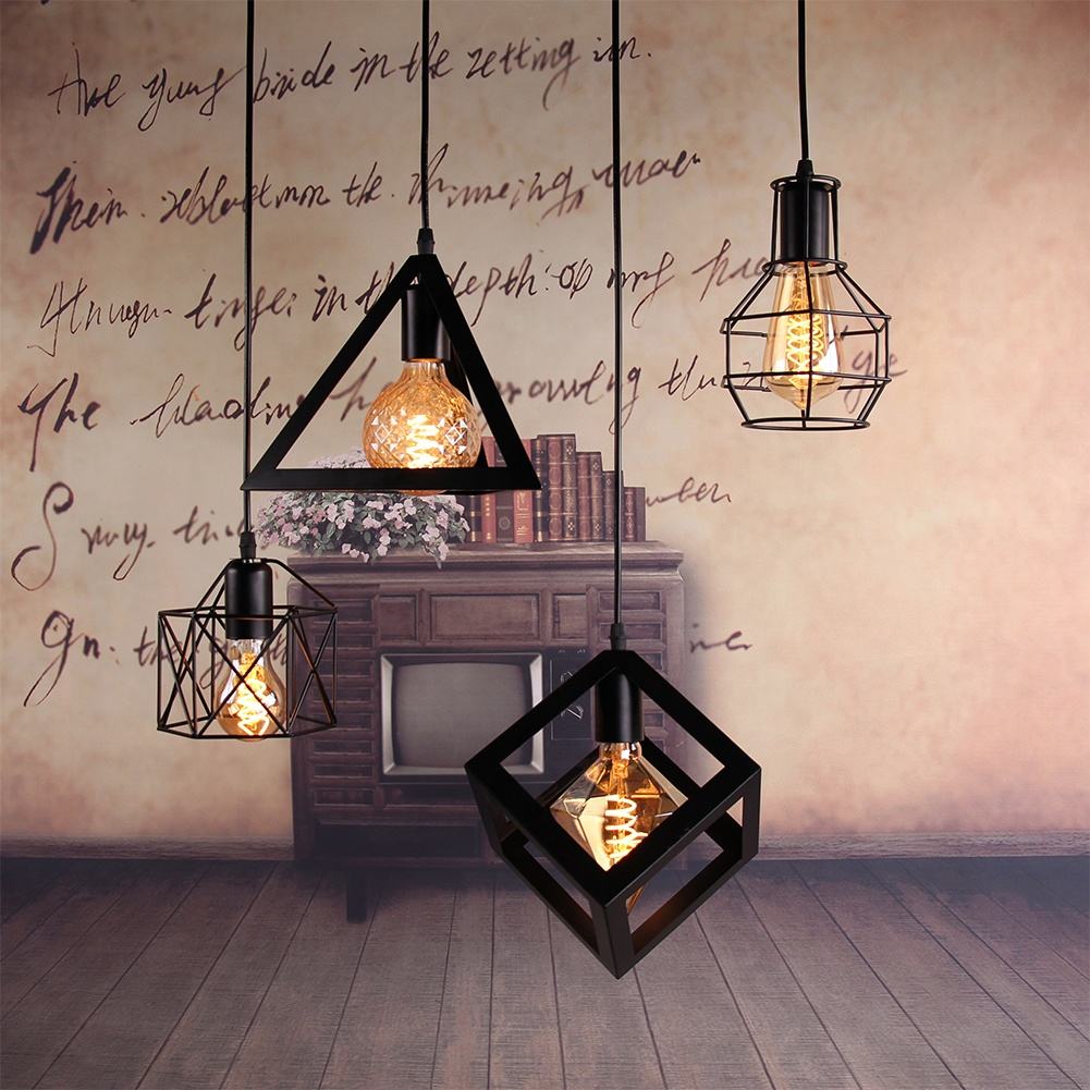 iron pendant light with rustic charm