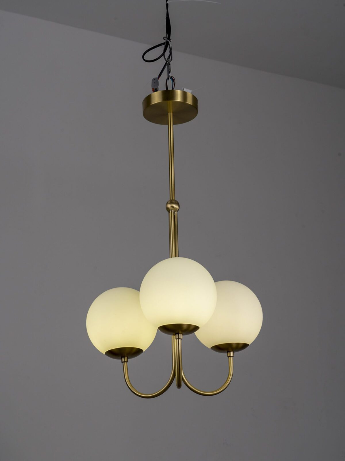 luxury glass ball pendant light