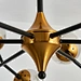 led glass ball chandelier lampshade