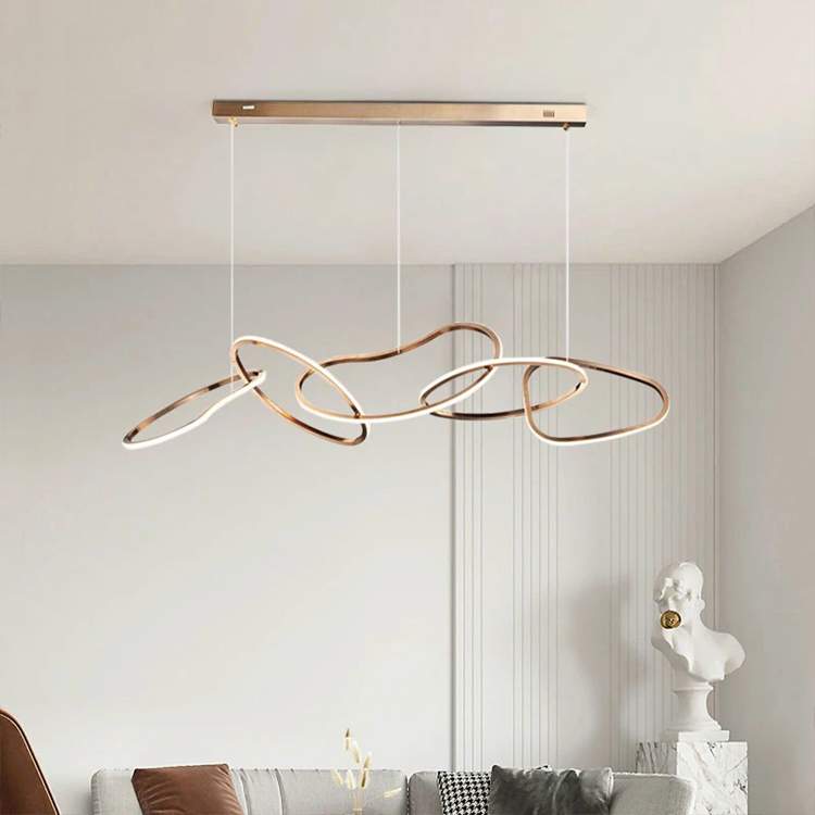 elegant oval pendant light design