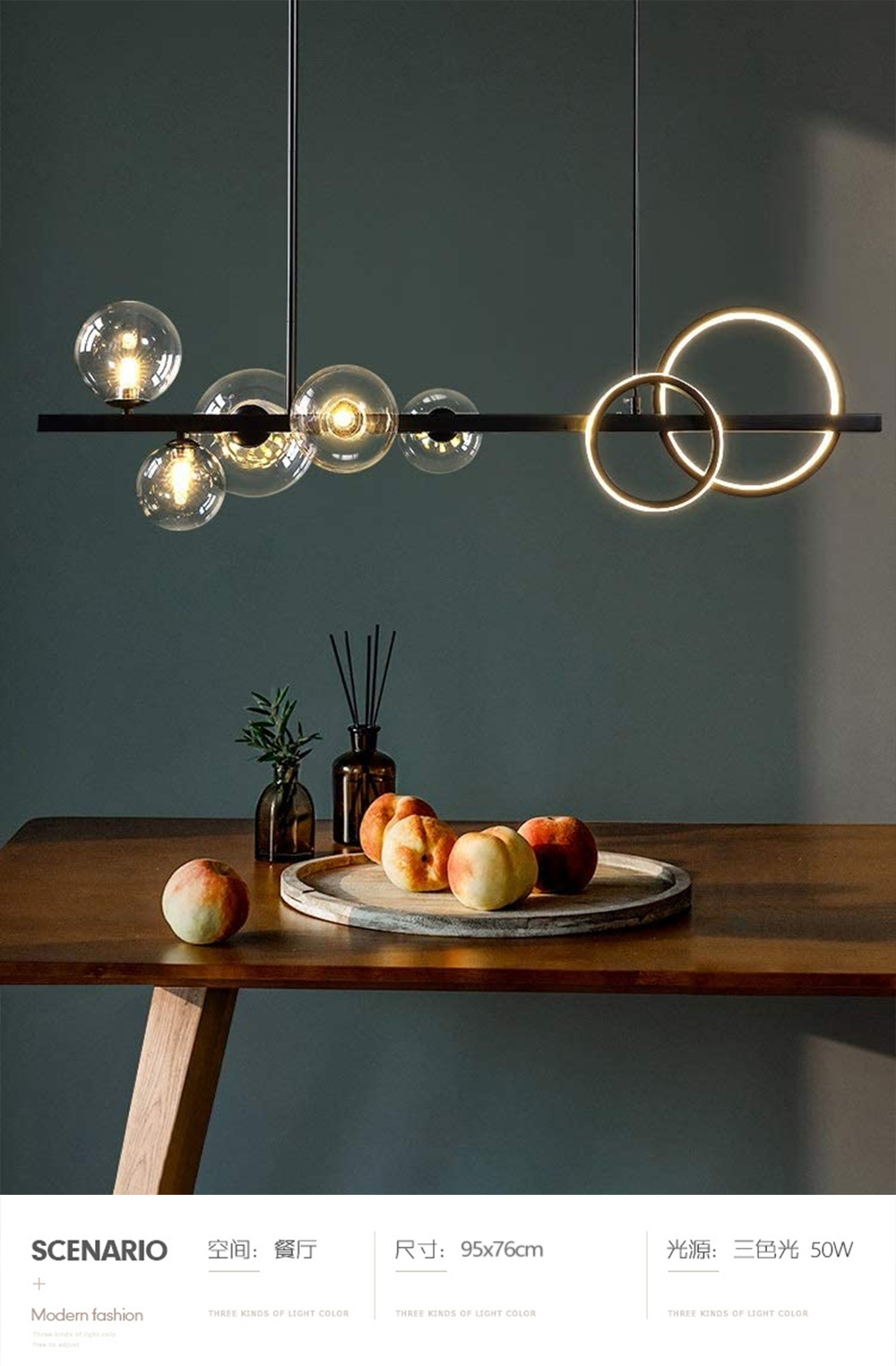contemporary design pendant lighting sculpture