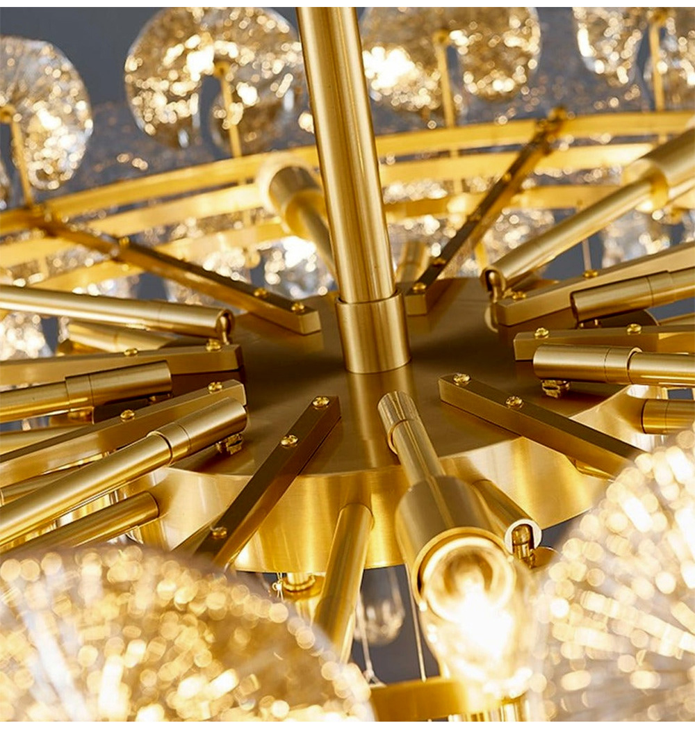 light luxurt crystal chandelier lampshade