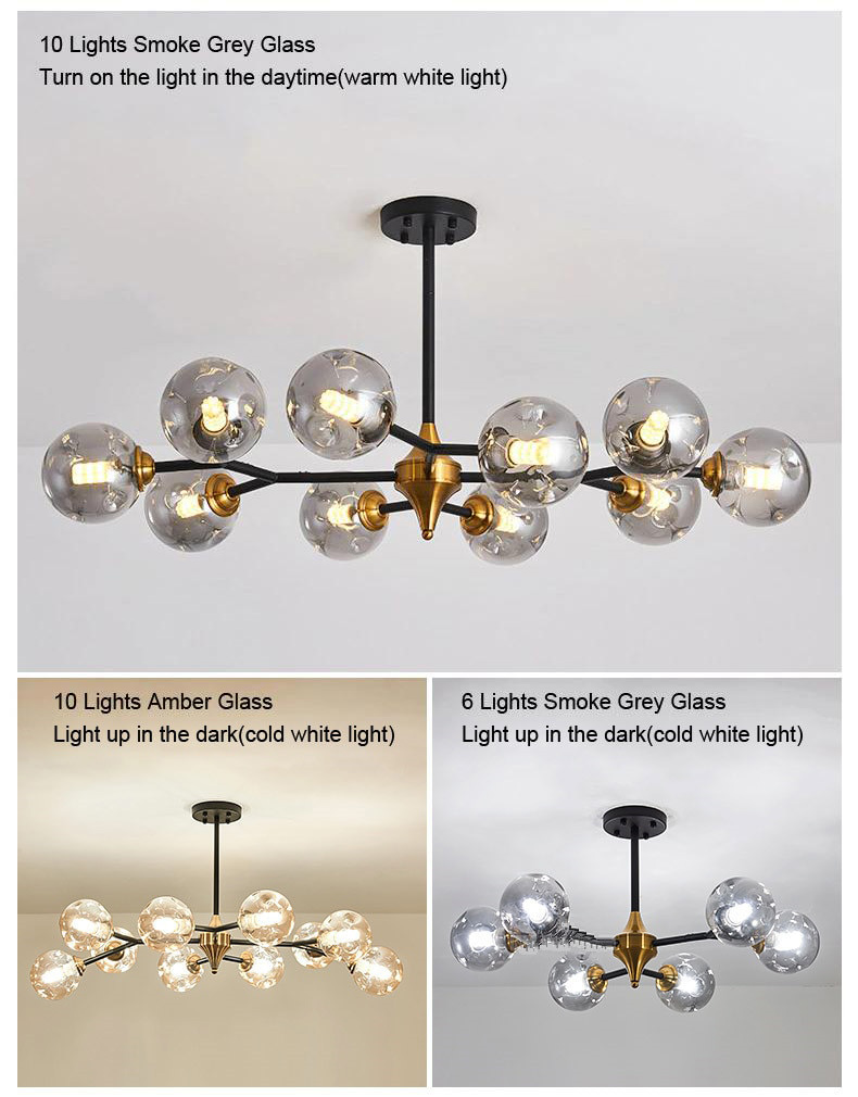 bubble pendant light for bedroom decor
