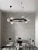 rectangular ball pendant light for kitchen island