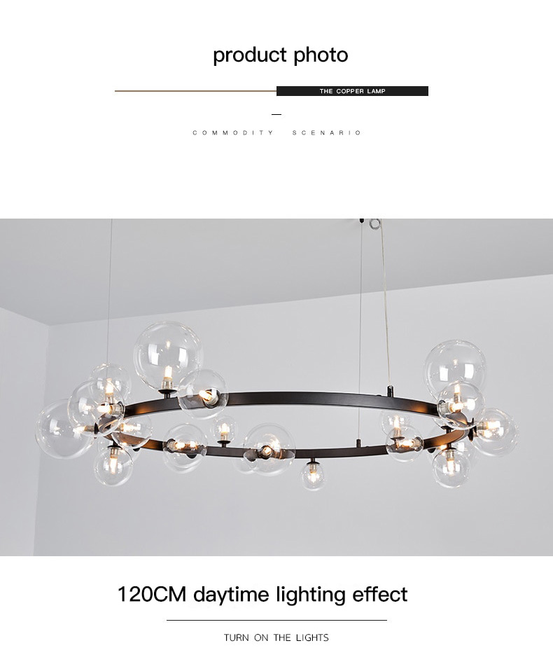 ring chandelier for kitchen island