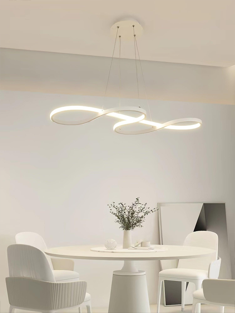 modern pendant light with musical notes design