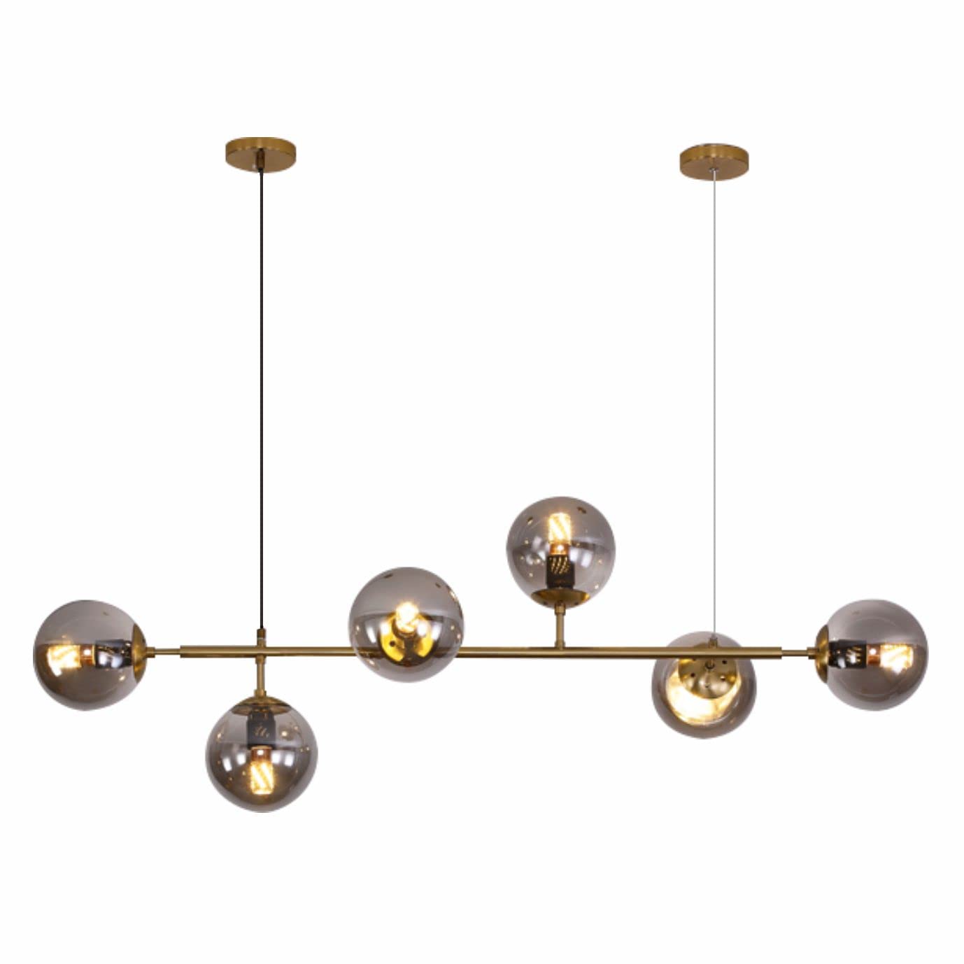 smoke grey nordic pendant lamp