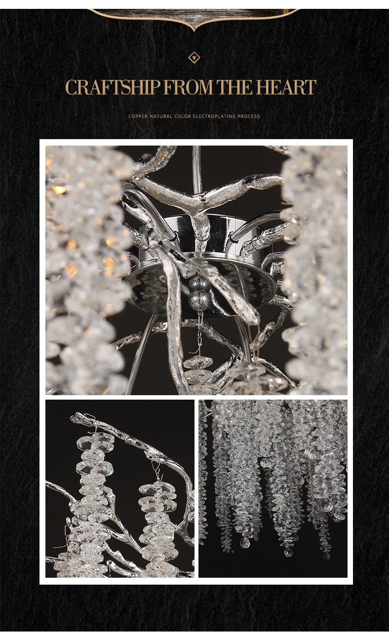 vintage crystal chandelier modern home decor