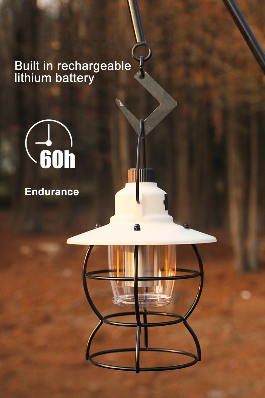 outdoor camping light with adjustable brightness