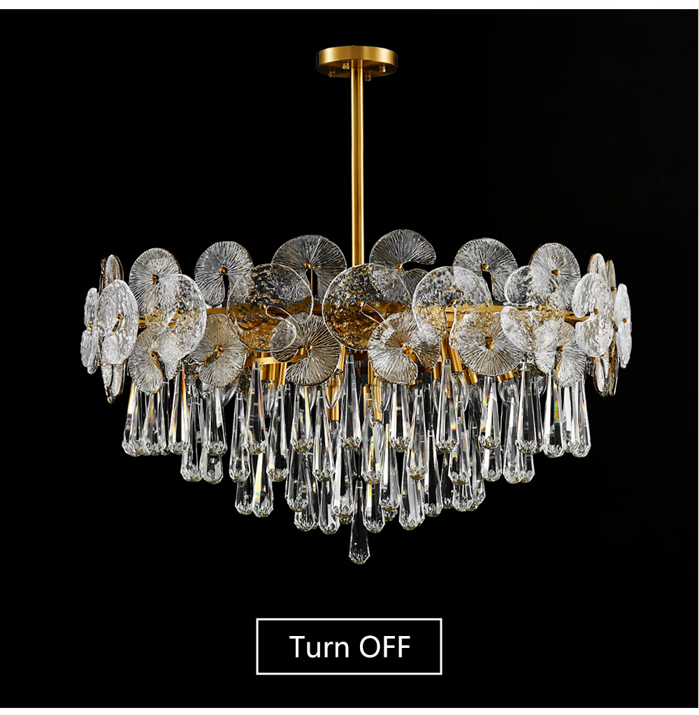 crystal chandelier for living room
