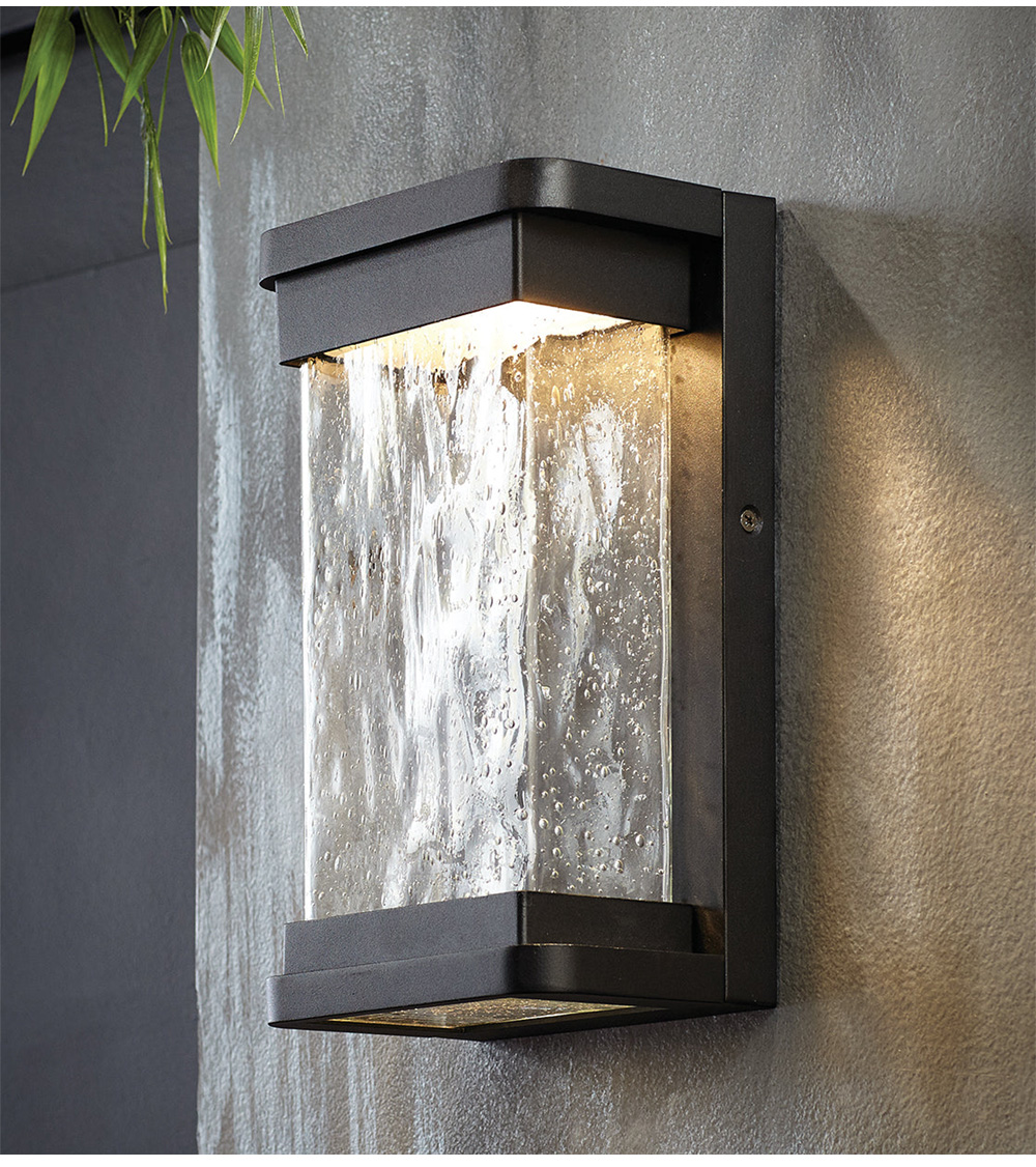 weather-resistant modern outdoor wall lights