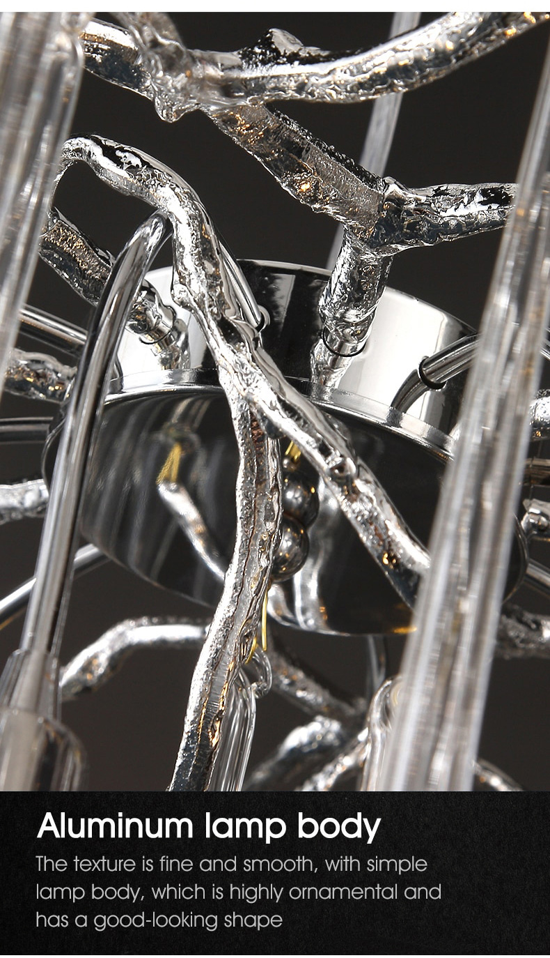 teardrop glass crystal chandelier