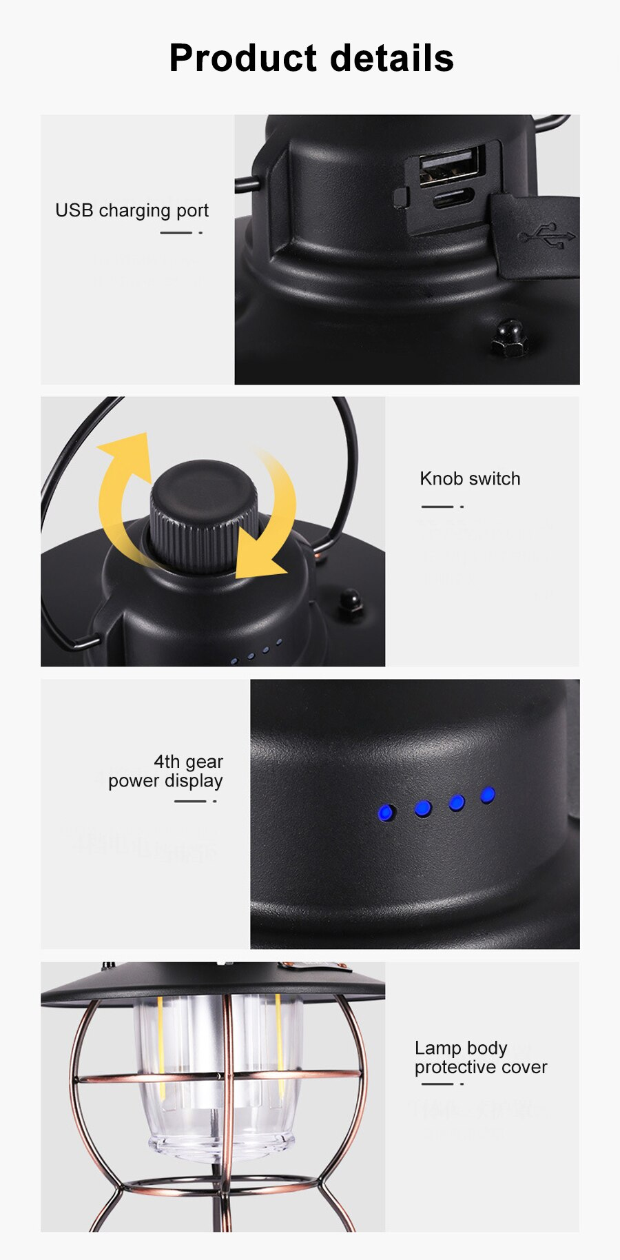 high lumen rechargeable camping light