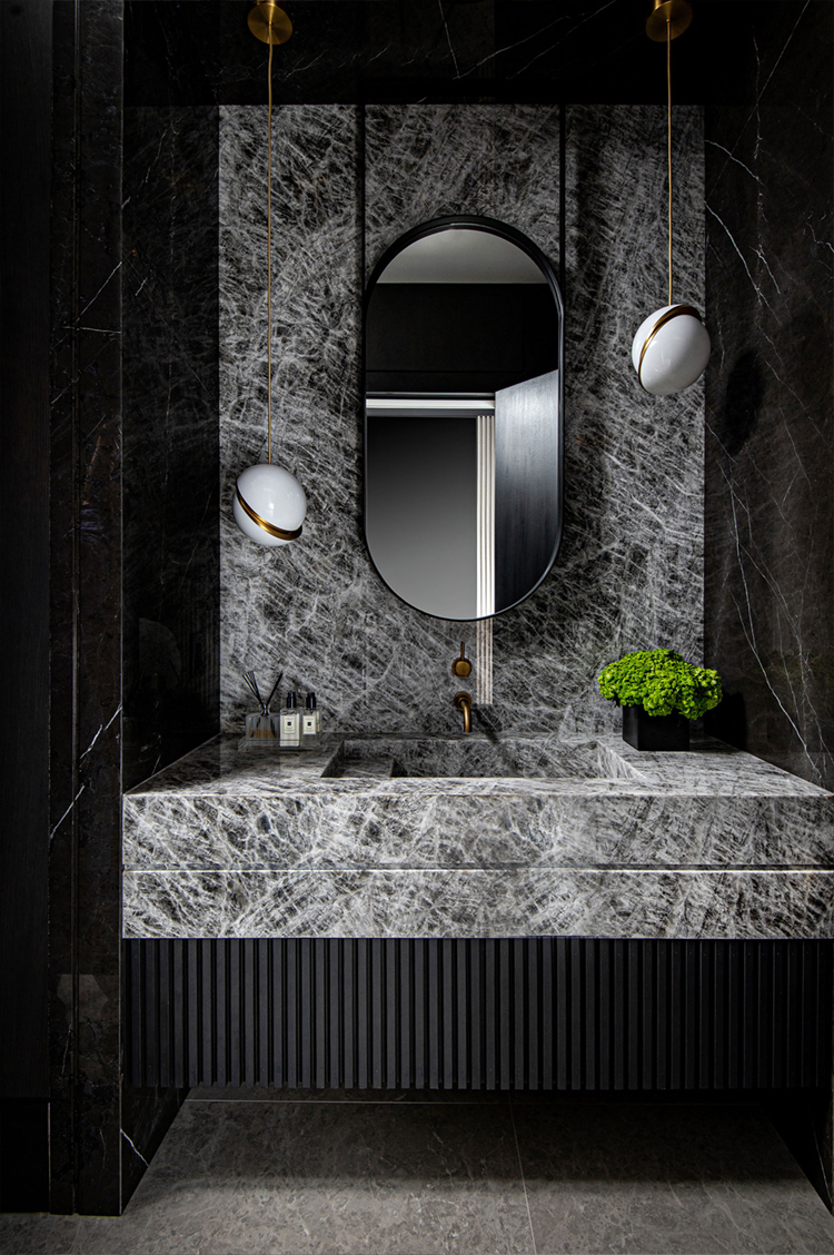 crescent led light for interior space decoration