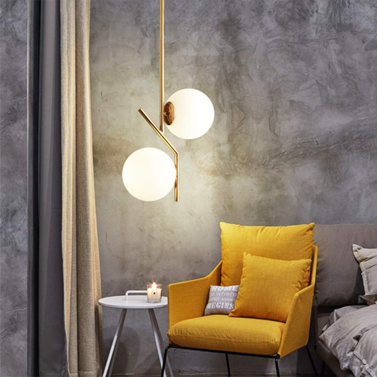energy-efficient led globe pendant light