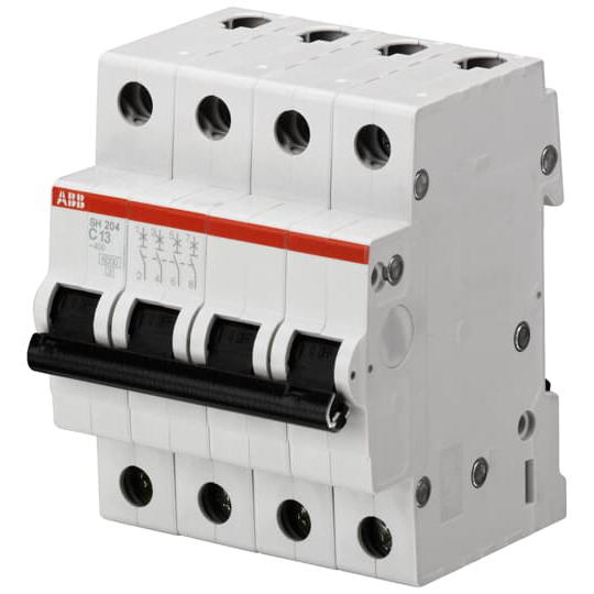 ABB SH204-D50 SH204-D50 Miniature Circuit Breaker - 4P - D - 50 A