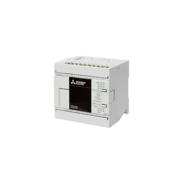 Mitsubishi FX5UJ-24MR/ES PLC CPU Module; iQ-F; AC; 14 Inputs; 10 Relay Outputs; Ethernet; SD; USB