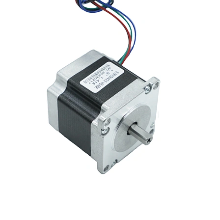 Nema23 57mm factory outlet 2 shaft high torque low noise long lifespan 1.41A 12.5kg.cm Packaging Machinery hybrid stepper motor