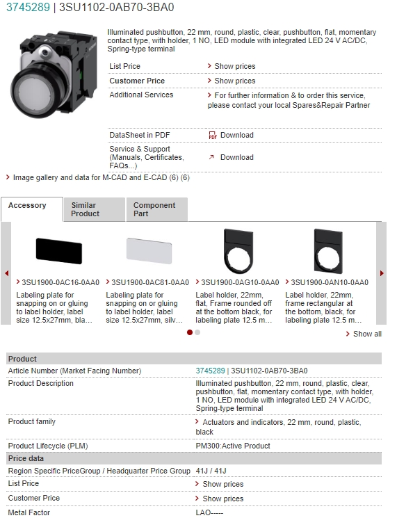 3SU1102-0AB70-3BA0