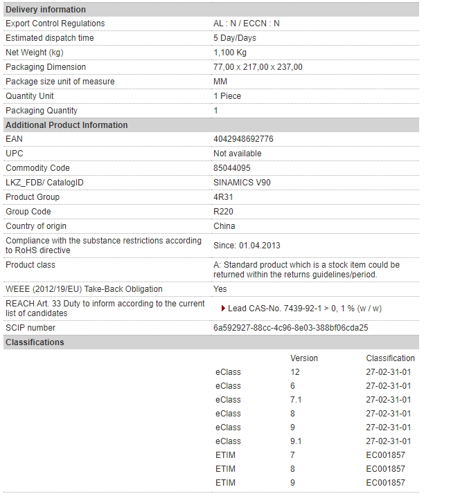 6SL3210-5FB10-1UF2