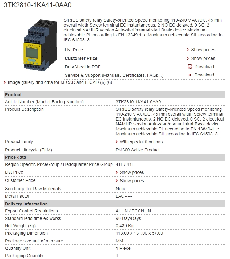 3TK2810-1KA41-0AA0