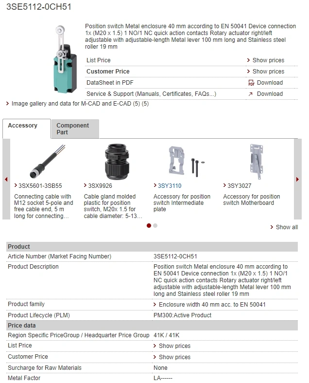 3SE5112-0CH51