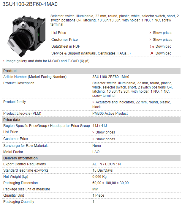 3SU1100-2BF60-1MA0