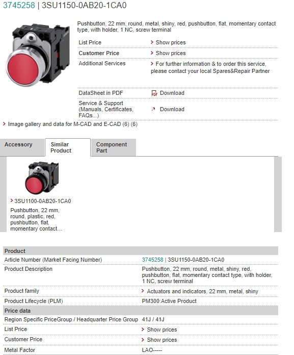3SU1150-0AB20-1CA0