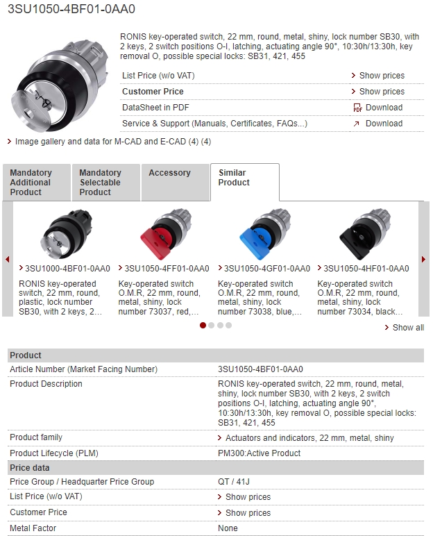 3SU1050-4BF01-0AA0