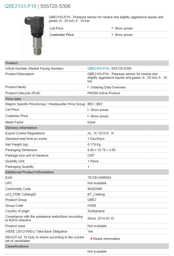 S55720-S306 QBE2103-P16