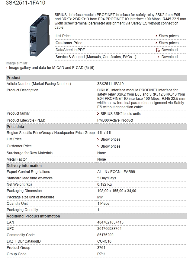 3SK2511-1FA10