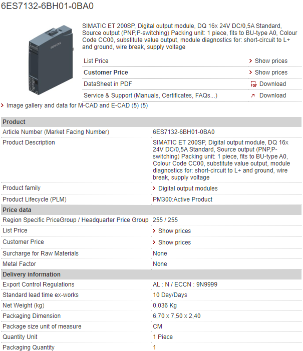 6ES7132-6BH01-0BA0