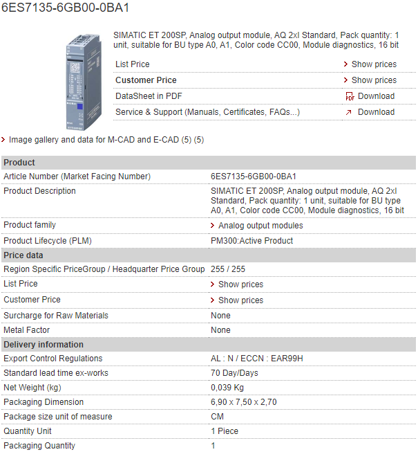 6ES7135-6GB00-0BA1