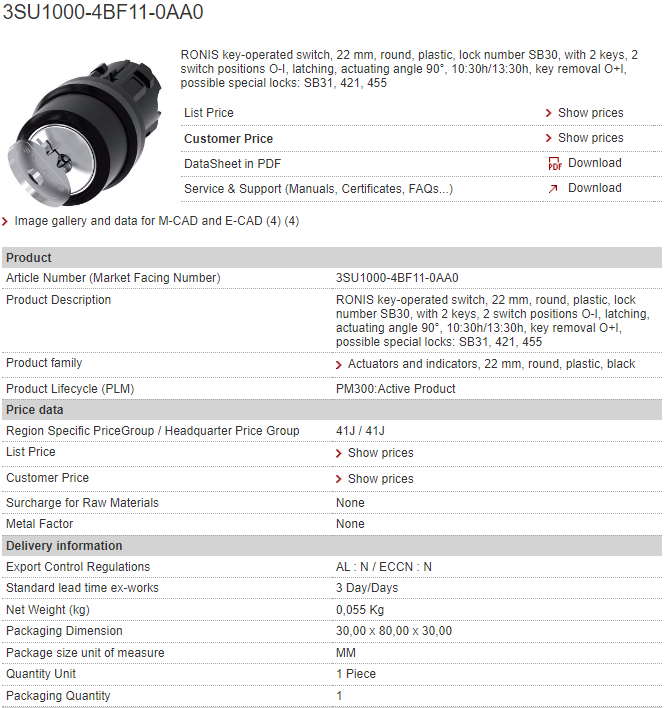 3SU1000-4BF11-0AA0